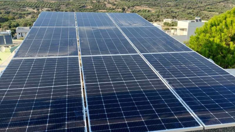 ΦΩΤΟΒΟΛΤΑΙΚΟ 4.95 kWp ΣΕ ΚΑΤΟΙΚΙΑ ΣΤΟ ΚΑΜΗΛΑΡΙ  ΔΗΜΟΥ ΦΑΙΣΤΟΥ