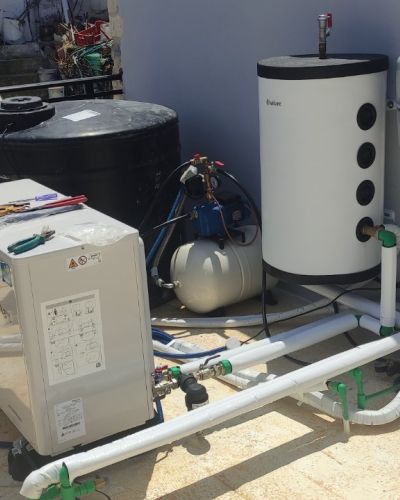 Installation of Vaillant Heat Pump in Heraklion