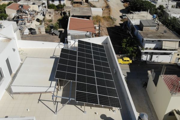 Photovoltaic with net metering in a permanent Residence in South Crete (Construction in progress)