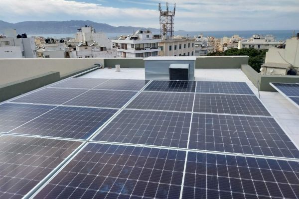 ΦΩΤΟΒΟΛΤΑΙΚΟΣ ΣΤΑΘΜΟΣ 36.85 kWp ΣΕ ΔΗΜΟΤΙΚΟ ΚΤΙΡΙΟ ΤΟΥ ΔΗΜΟΥ ΗΡΑΚΛΕΙΟΥ