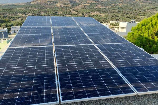 ΦΩΤΟΒΟΛΤΑΙΚΟ 4.95 kWp ΣΕ ΚΑΤΟΙΚΙΑ ΣΤΟ ΚΑΜΗΛΑΡΙ  ΔΗΜΟΥ ΦΑΙΣΤΟΥ